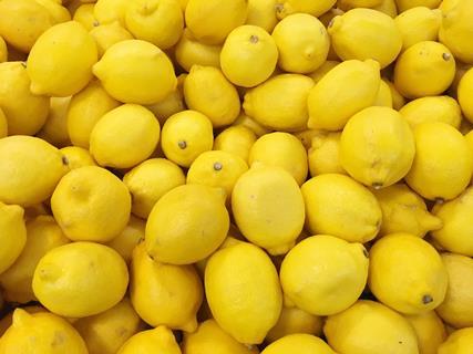 A picture showing lots of lemons