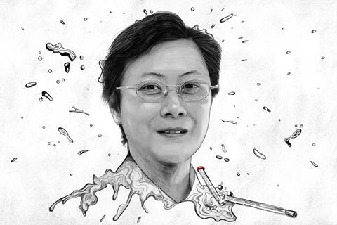 An illustrated portrait of Vivian Yam 