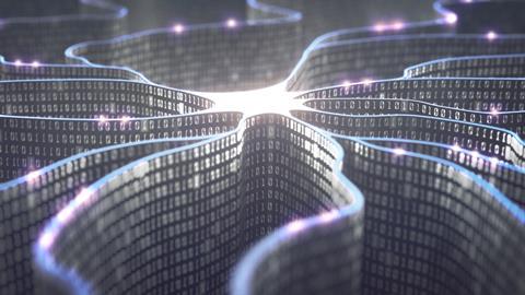 An image showing an artificial Intelligence neural network