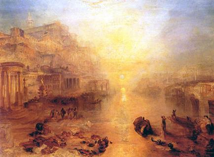 Ancient Italy - Ovid Banished from Rome, J. M. W. Turner, 1838