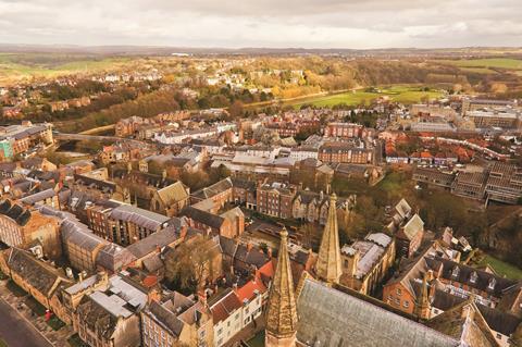 Durham city view 
