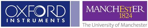 Oxford Instruments & The University of Manchester combined logo