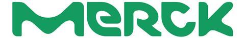Large green Merck logo for webinar use