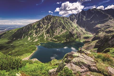 Czarnystaw gasienicowy, Tatra mountains in Poland