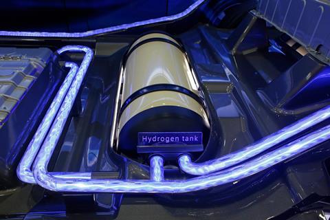 An image showing a hydrogen fuel tank