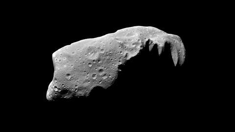 An image showing asteroid Ida