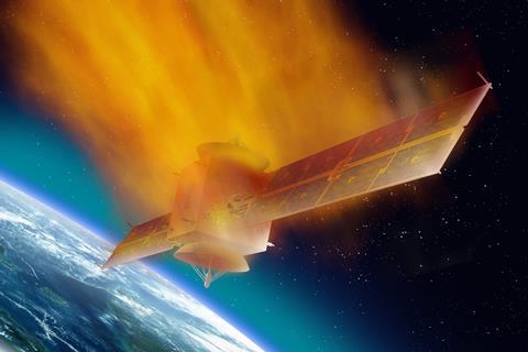 Satellite burning