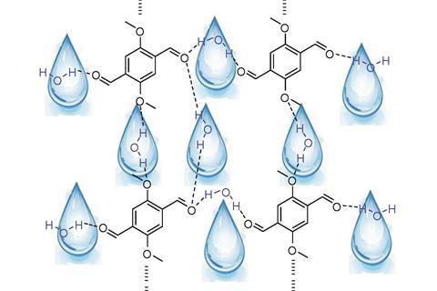 molecular glue for sensing water