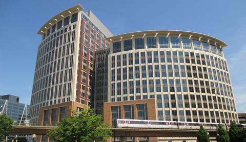 Photograph of the National Science Foundation headquarters building in Virginia, USA