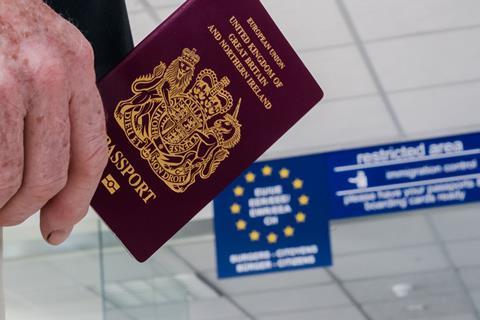 An image showing a British passport