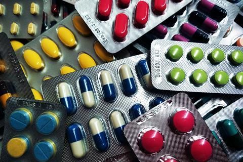 Various medicine pills and capsules