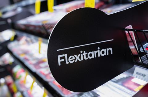 Flexitarian products in supermarkets