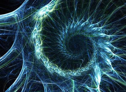 Abstract swirl electric pattern - Original