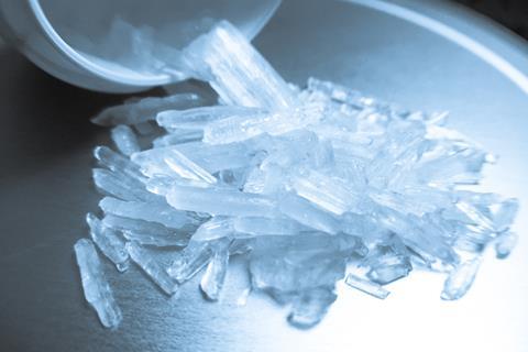 An image showing meth crystals