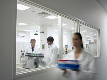 An image showing scientists in a lab