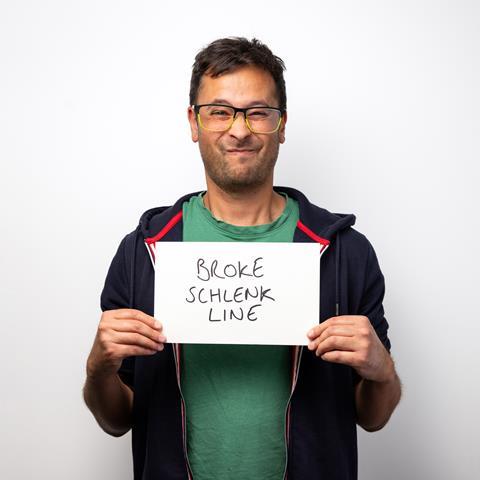 Jamie Durrani broke a Schlenk line
