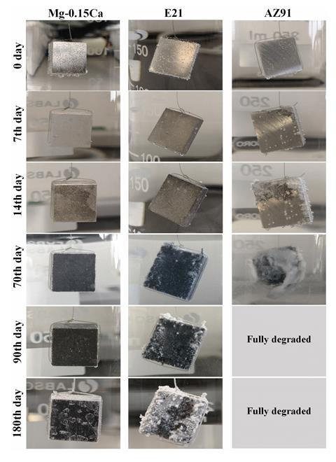 An image showing the alloy testing