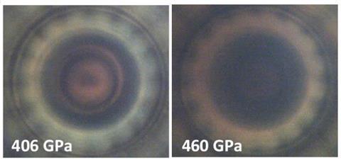 Photographs of deuterium samples