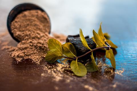  Asafoetida on wooden surface