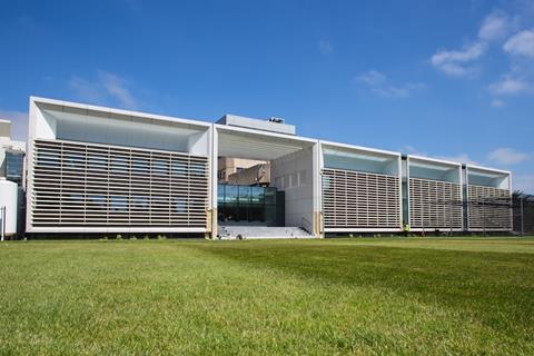 An image showing the exterior of the New Teaching Laboratories for Chemistry, Oxford