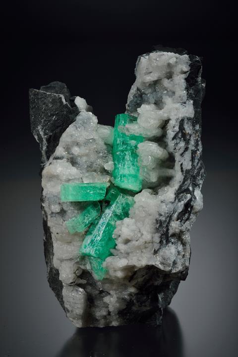 Beryl variety Emerald, Cosquez Mine, Boyaca Department, Colombia