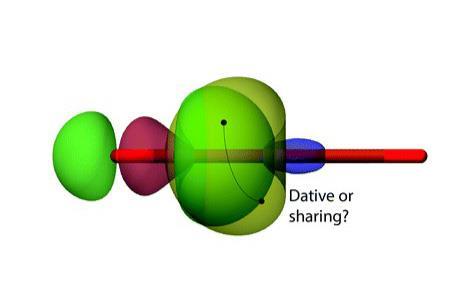 A digital illustration of round 3D symmetrical shapes around a red pole