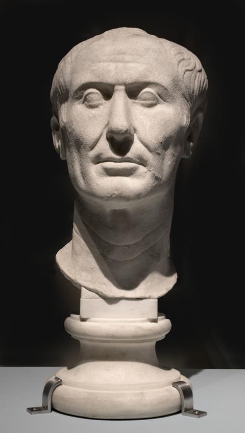 The Tusculum portrait, possibly the only surviving sculpture of Caesar made during his lifetime. Archaeological Museum, Turin, Italy