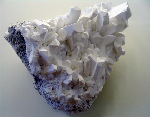 Borax crystals from Kramer, California, USA.