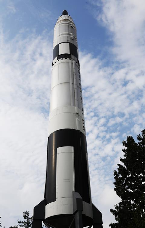 American Titan rocket at New York Hall of Science Rocket Park in Flushing