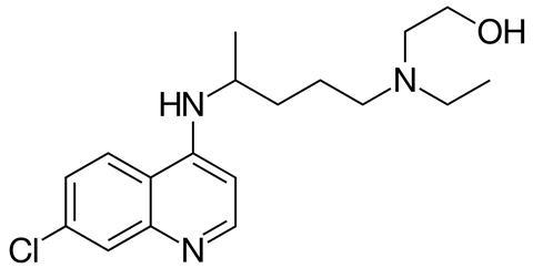 Hydroxychloroquine structure