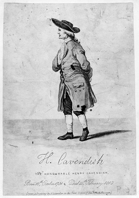 Henry Cavendish, Chemist. 1731-1810.