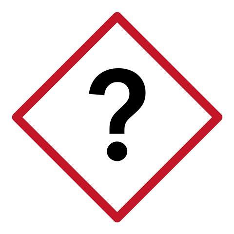 Image of a question mark warning sumbol