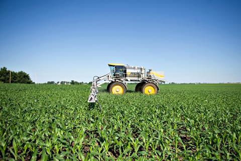 Corn crop sprayer