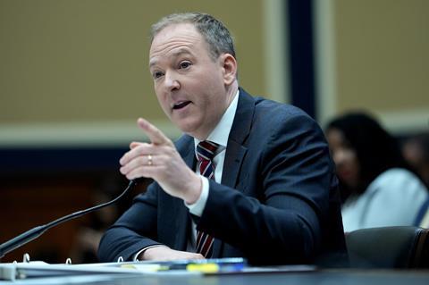 A photograph of EPA administrator Lee Zeldin