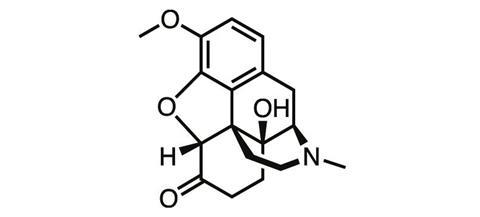 Oxycodone chemical structure