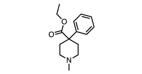 Pethidine chemical structure