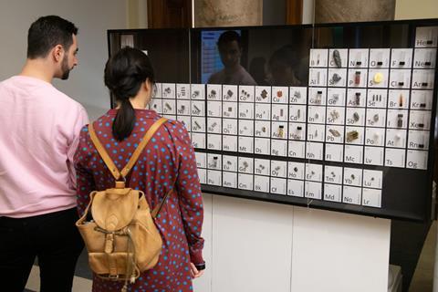 An image showing a periodic table display