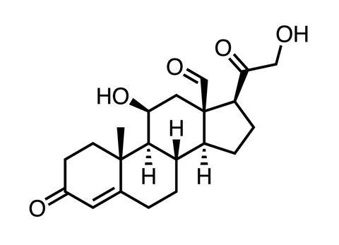 Aldosterone chemical structure