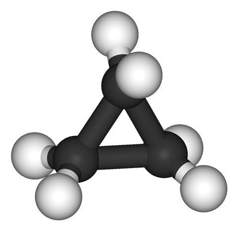 Cyclopropane 3D structure