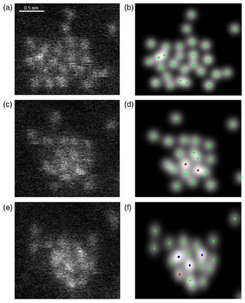 electron microscope images atom
