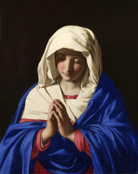 Jungfrun i bön [The virgin in prayer] (1640-1650). National Gallery, London.
