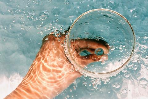 An image showing a glass of water