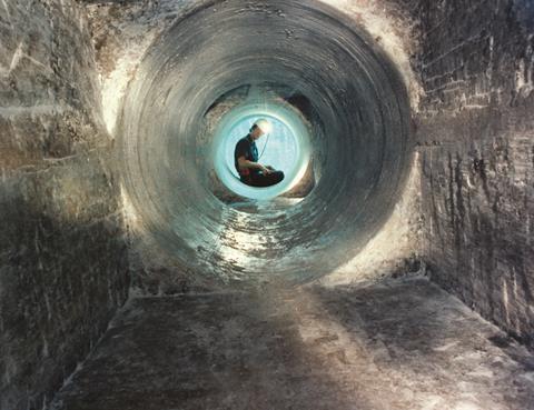 Underground tunnel for nuclear waste 