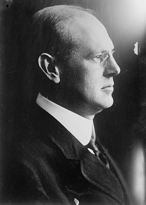 A photograph of Ernest Fox Nichols looking to the right