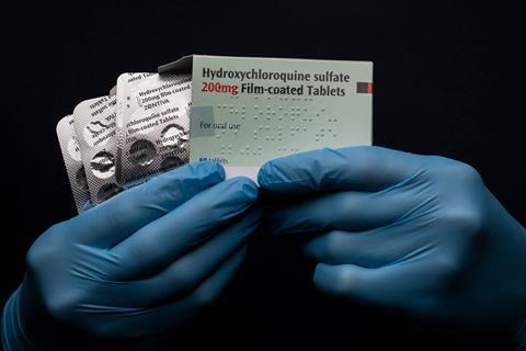 An image showing hydroxychloroquine sulfate tablets