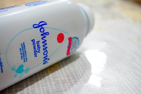 An image showing Johnson's baby talcum powder