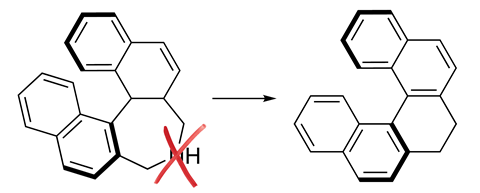 An image showing an example nitrogen deletion reaction