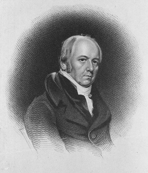 A portrait of William Nicholson 