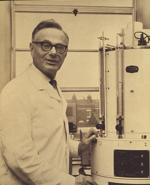 Hans Krebs portrait