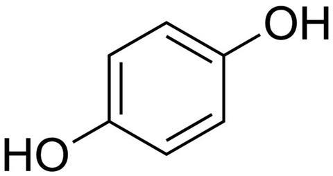 Structure of hydroquinone
